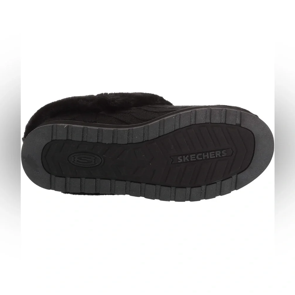 NWOT Skechers Women's Ice Angel Slipper Shoes Black 9 - Picture 5 of 16